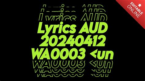 lyrics aud-20240423-wa0003 <unknown>|AUD.